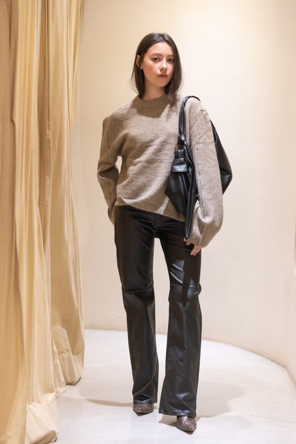 WIDE LEG ECOLEATHER - Imagen 4