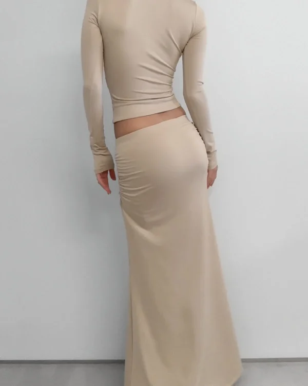 POLLERA MAXI FRUNCE - Imagen 3
