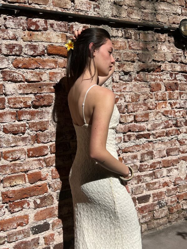 VESTIDO ENCAJE ABUCHONADO - Imagen 4