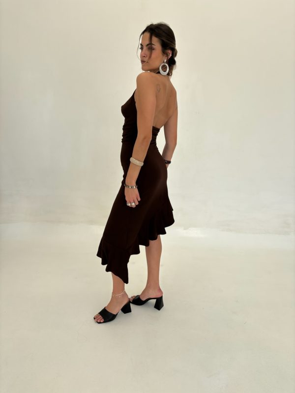 VESTIDO IRREGULAR LARGO - Imagen 6