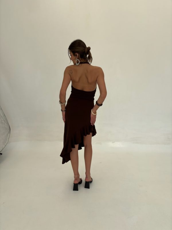 VESTIDO IRREGULAR LARGO - Imagen 7