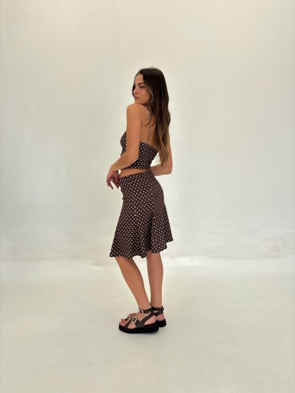 FALDA MIDI LUNARES