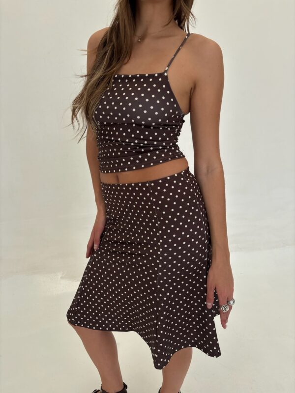 FALDA MIDI LUNARES - Imagen 3