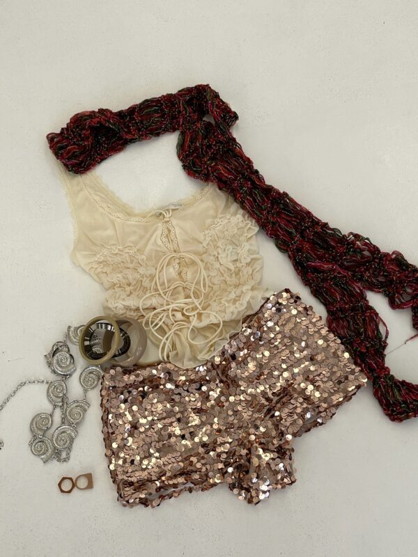 SHORT CHER LENTEJUELAS - Imagen 7
