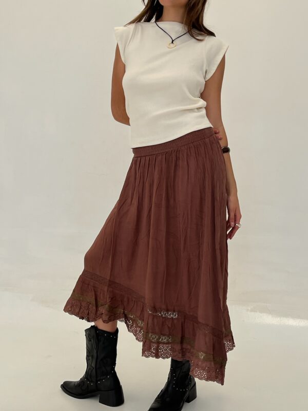 FALDA BAMBULA CON PUNTILLA - Imagen 2