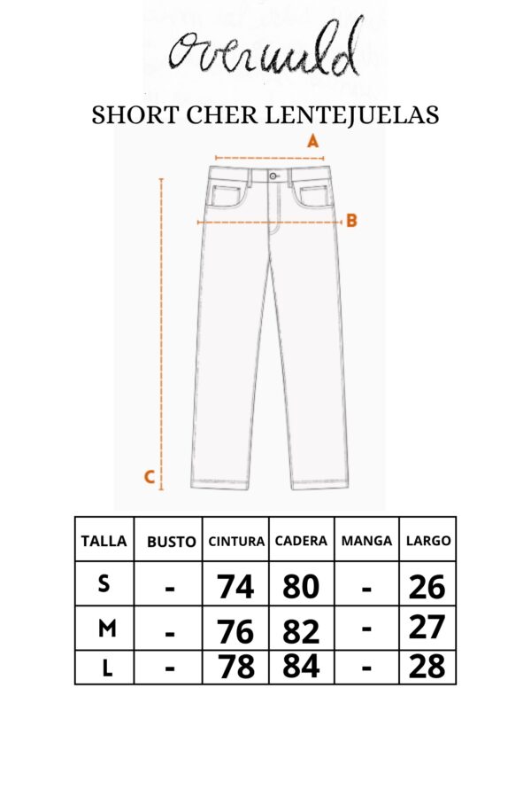 SHORT CHER LENTEJUELAS - Imagen 9