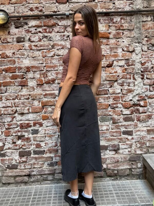 FALDA MIDI TENCEL - Imagen 2