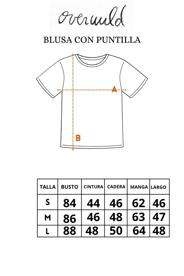 BLUSA CON PUNTILLA - Imagen 3