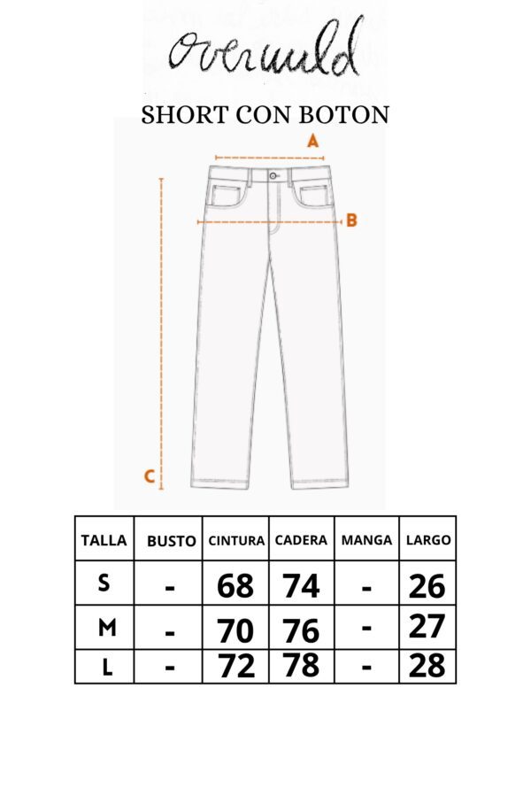 SHORT BENGALINA C/ BOTON - Imagen 4