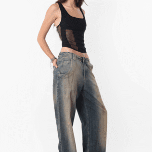 Corset Murk Musculosa Negro Microtul Ballenas Overwild