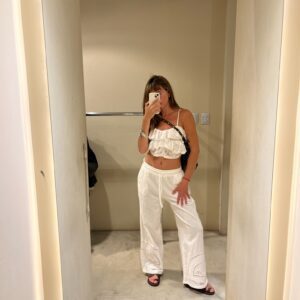 PANTALON LINO CALADO