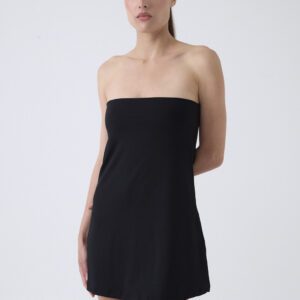 VESTIDO STRAPLES CORTO