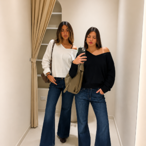 SWEATER ESCOTE EN V BOXY
