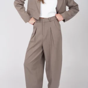 Pantalón cargo negro con bolsillos laterales y cintura elástica Overwild