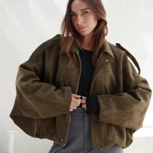 Campera Bomber Gamuzada Overwild