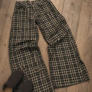 WIDE LEG VENUS TARTAN