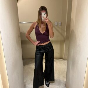 PANTALON OXFORD RECORTES CUERINA