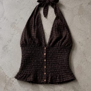TOP HALTER CUADRILLE